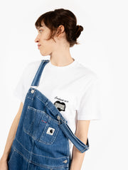 Carhartt WIP - W' Bib Overall Straight blue stone washed