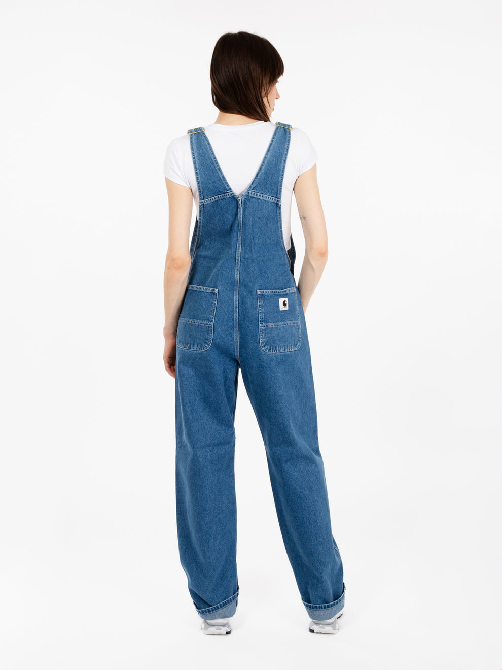 W' Bib Overall straight blue