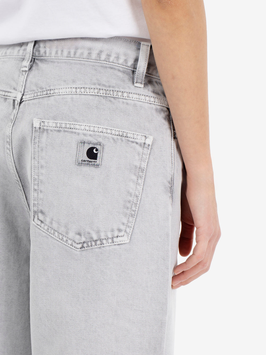 W' Brandon Pant Black chalk wash