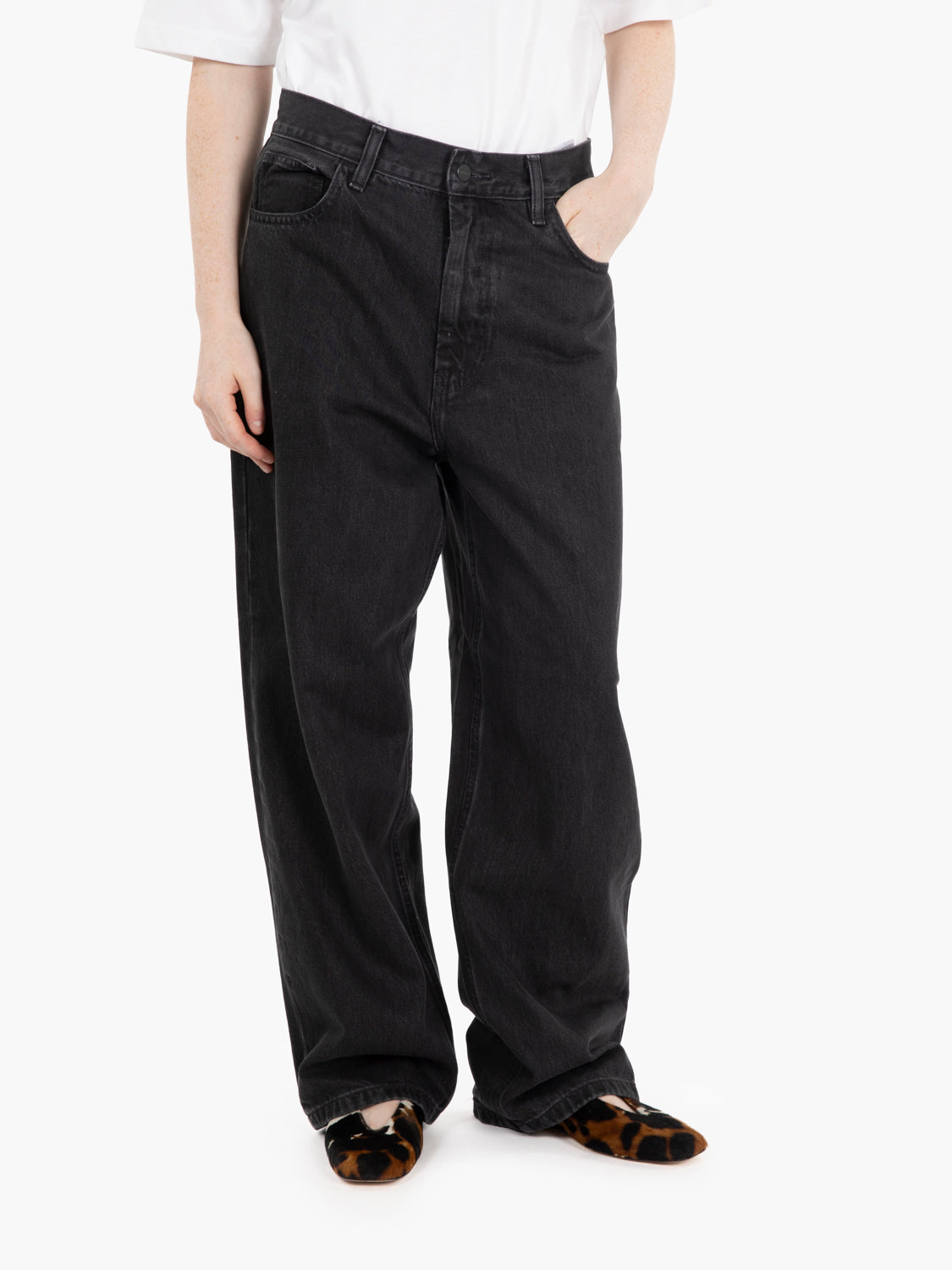 W' Brandon Pant black stone washed 