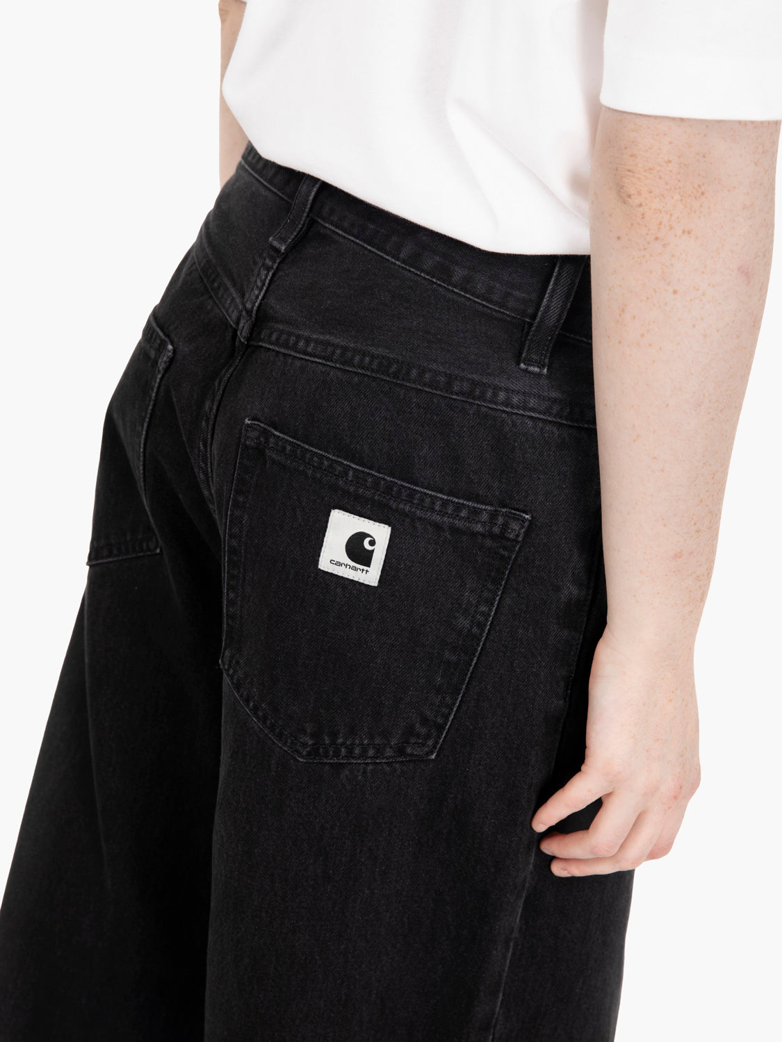 W' Brandon Pant black stone washed 