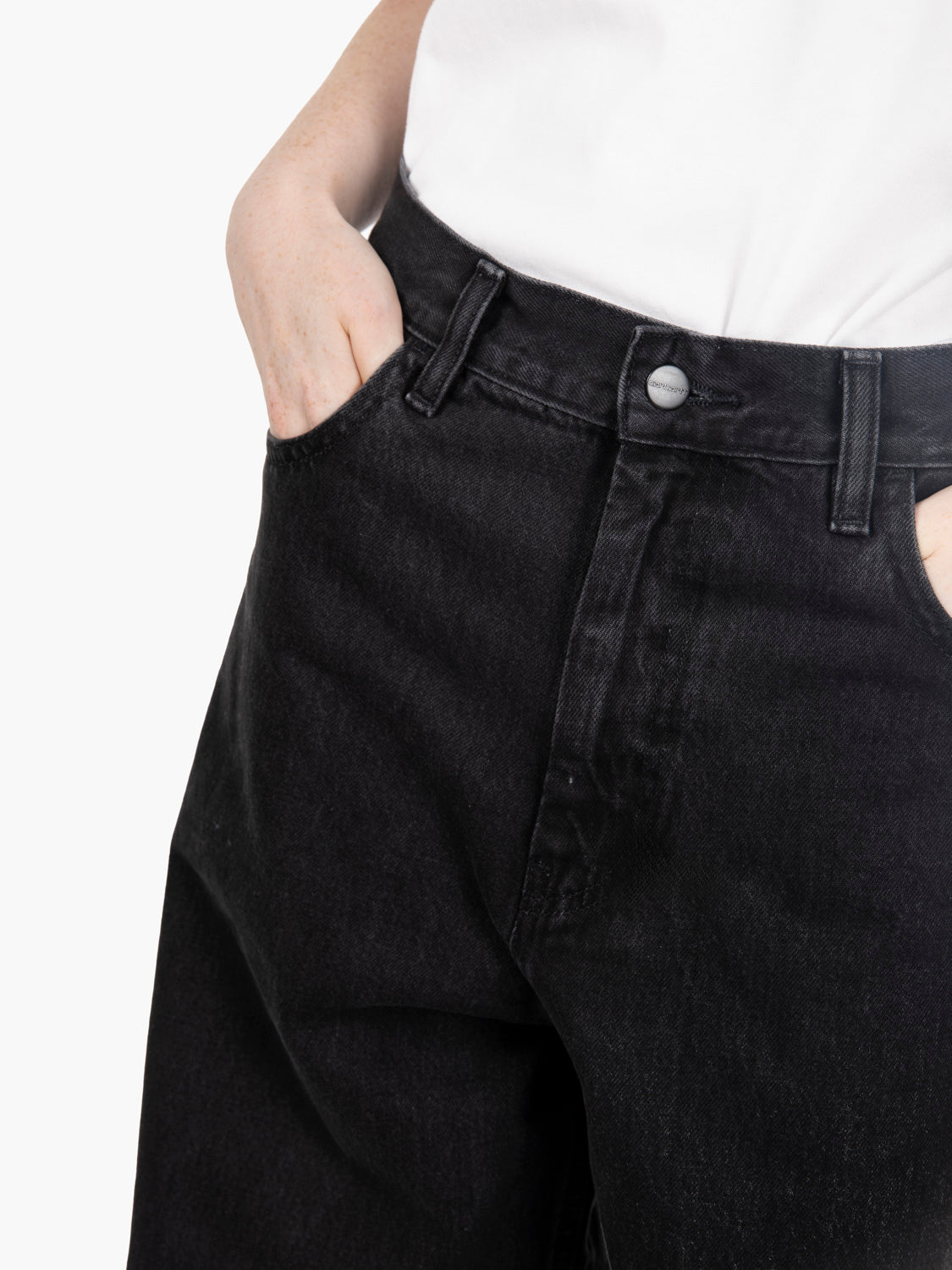 W' Brandon Pant black stone washed 