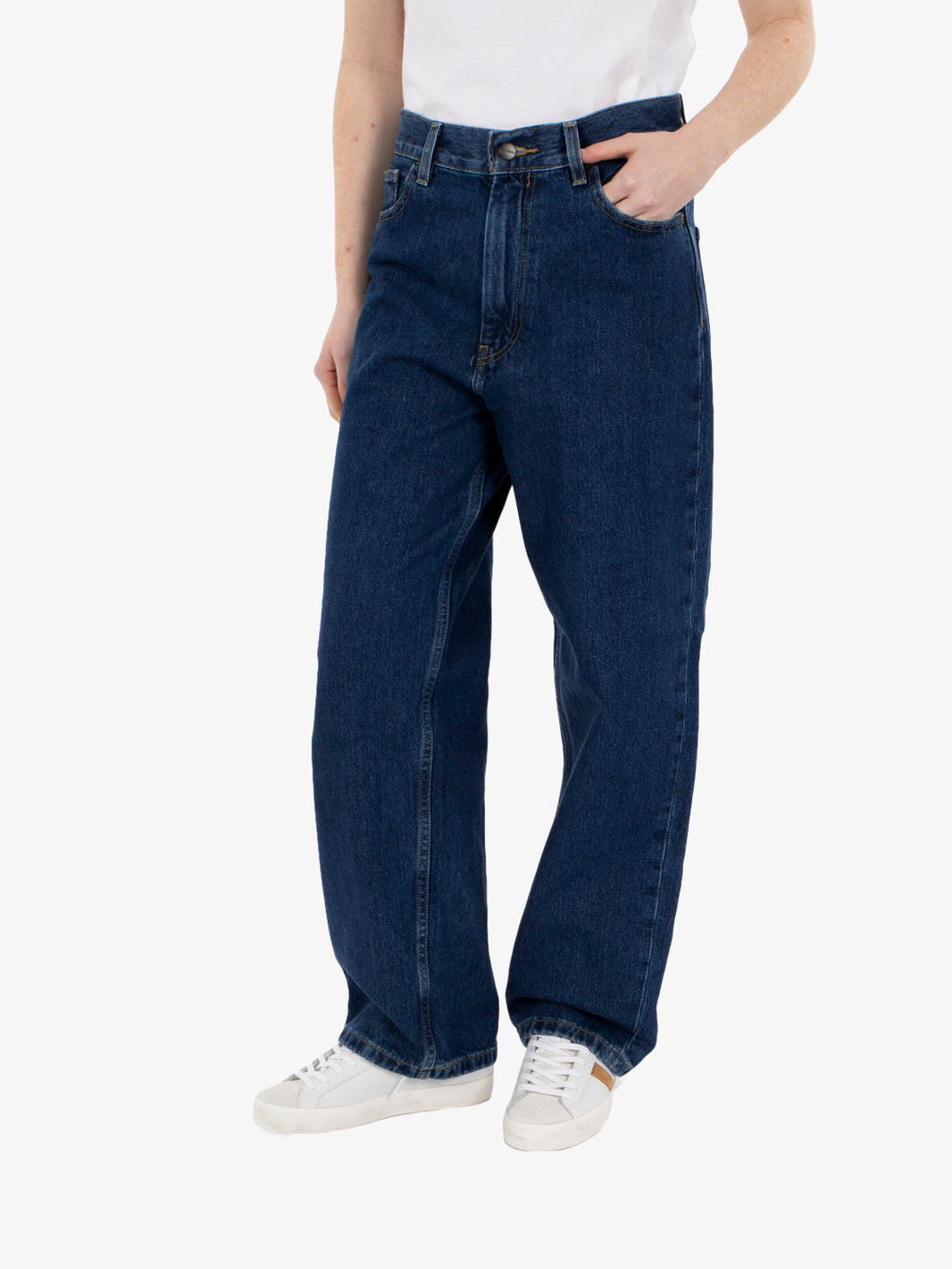 W' Brandon Pant blue stone washed