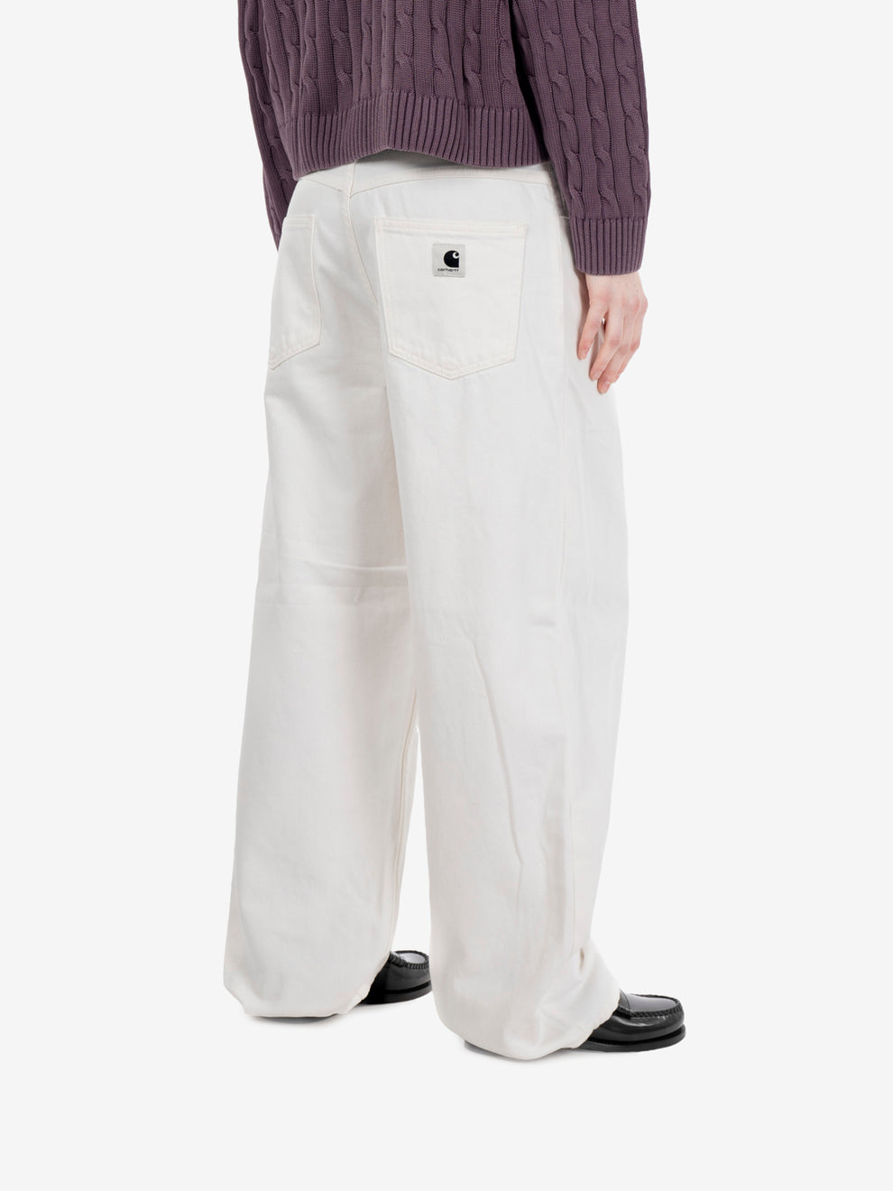 W' Brandon Pant white rinsed