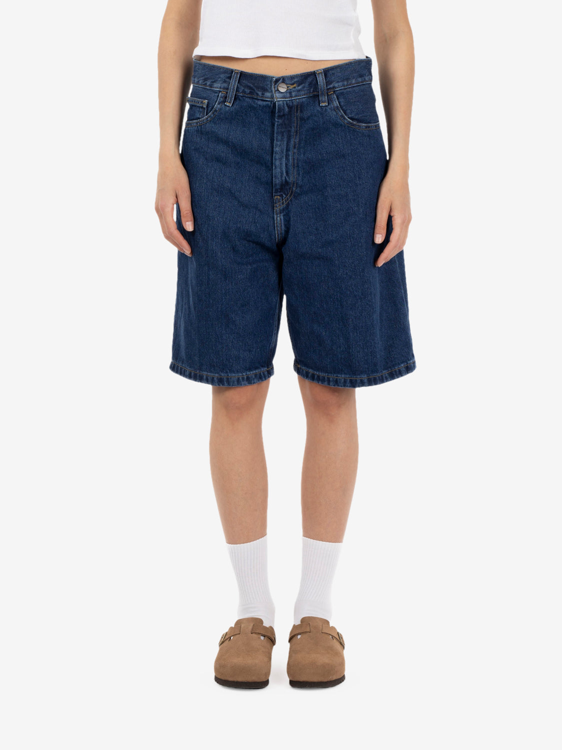 W' Brandon Short blue stone washed 