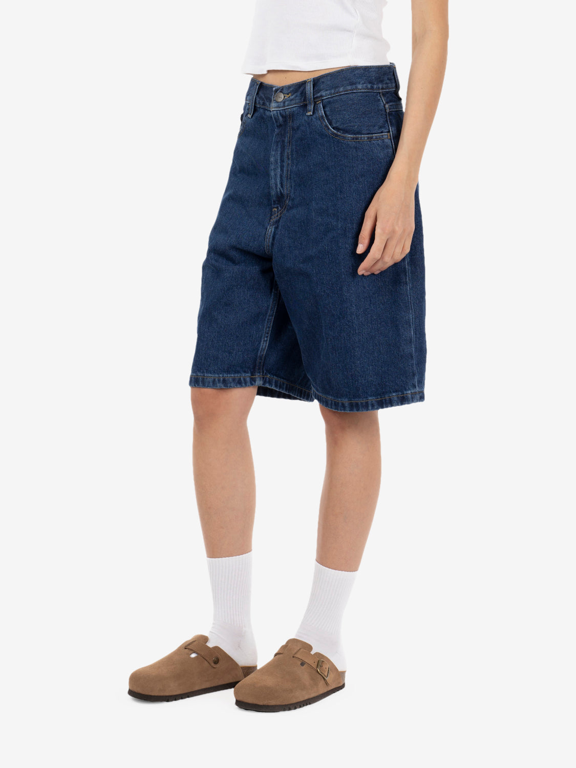 W' Brandon Short blue stone washed 