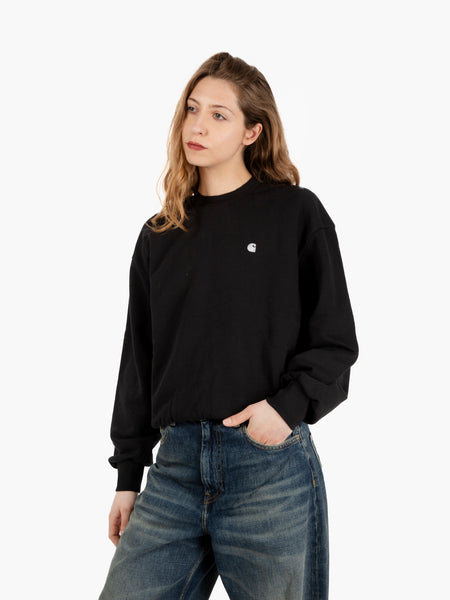 W' Casey Sweatshirt black / silver