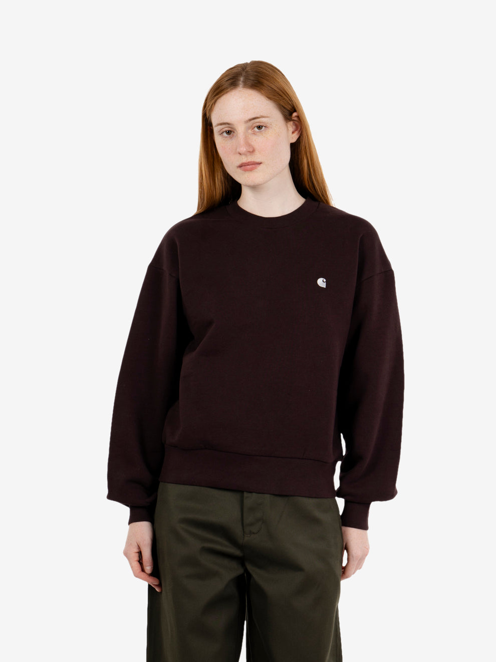 W' Casey sweatshirt palisander / silver