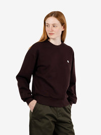 W' Casey sweatshirt palisander / silver