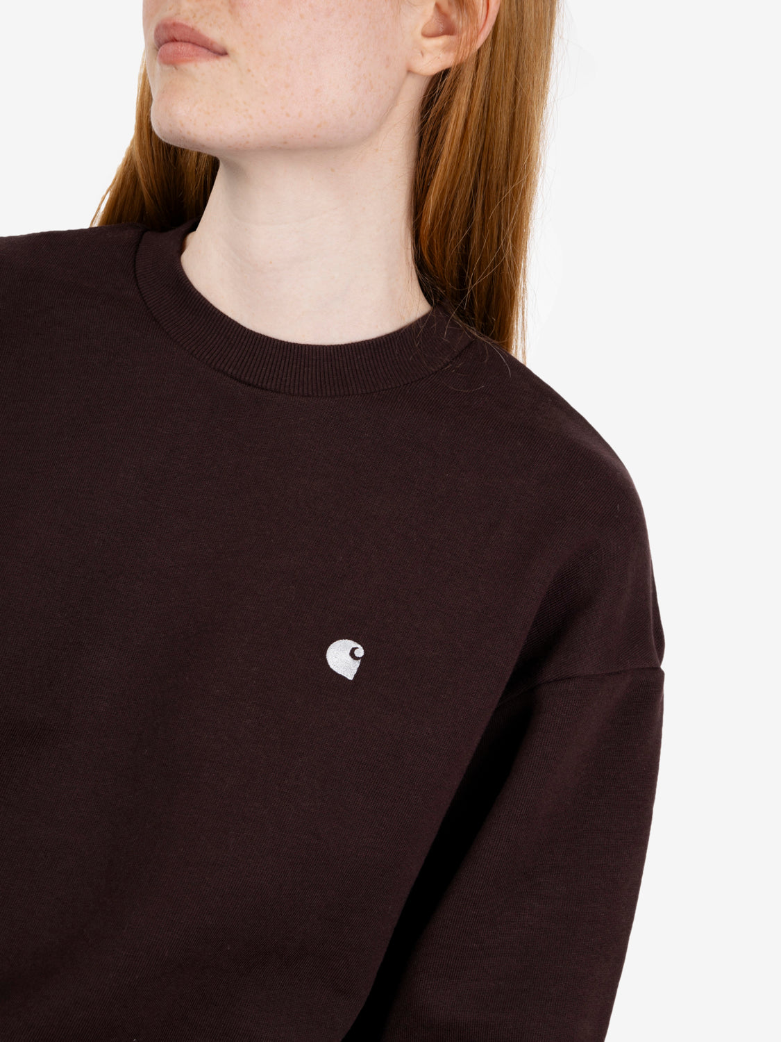 W' Casey sweatshirt palisander / silver