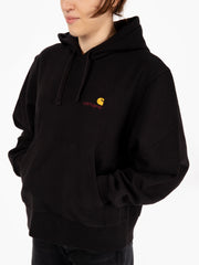 Carhartt WIP - W' Hd American Script Sweat Black