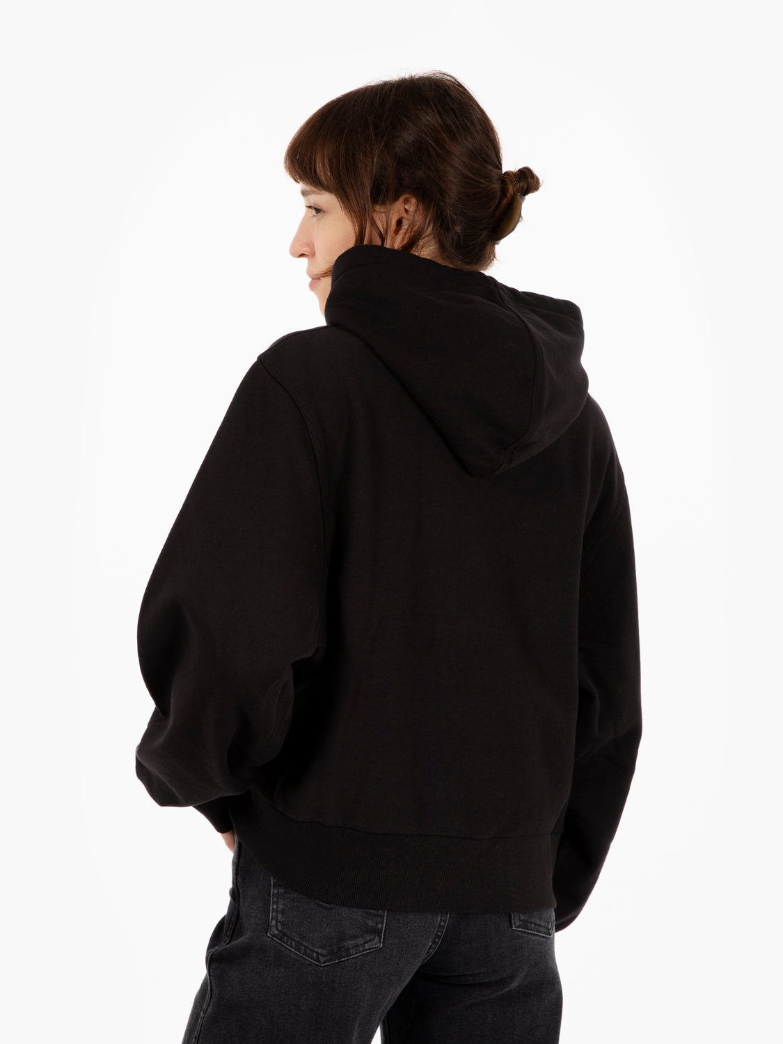 W' Hd American Script Sweat Black