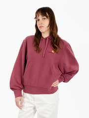 Carhartt WIP - W' HD American script sweat dusty fuchsia