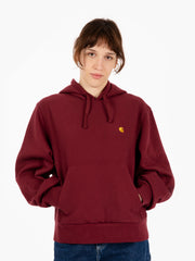 Carhartt WIP - W' Hd American Script Sweat Malbec