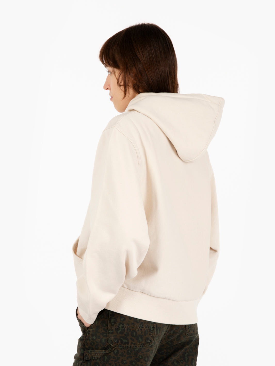W' Hd American Script Sweat Moonbeam 