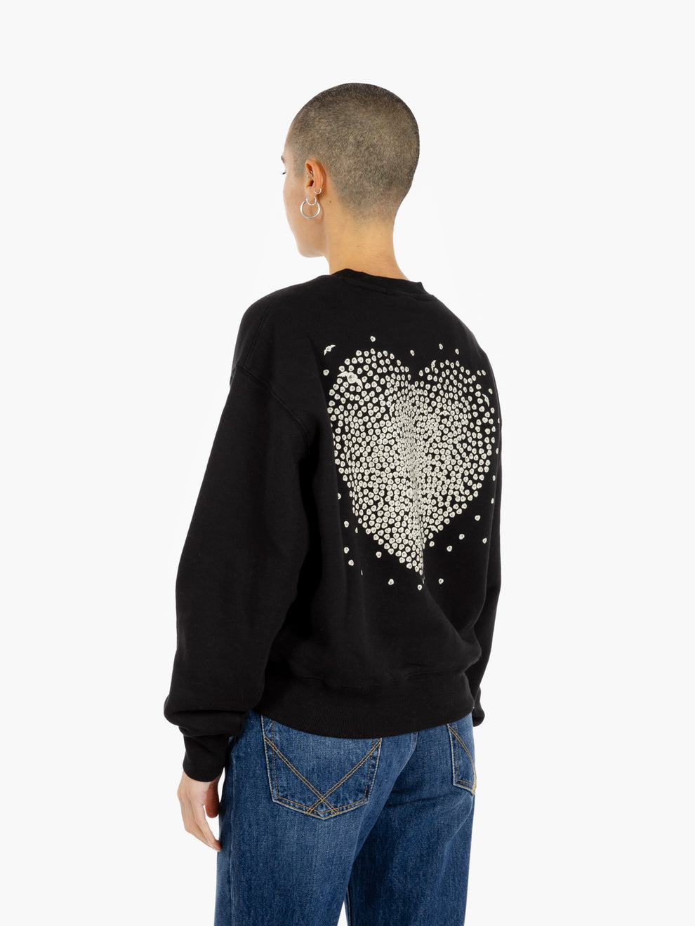 W' Hearts of Hartss sweat black