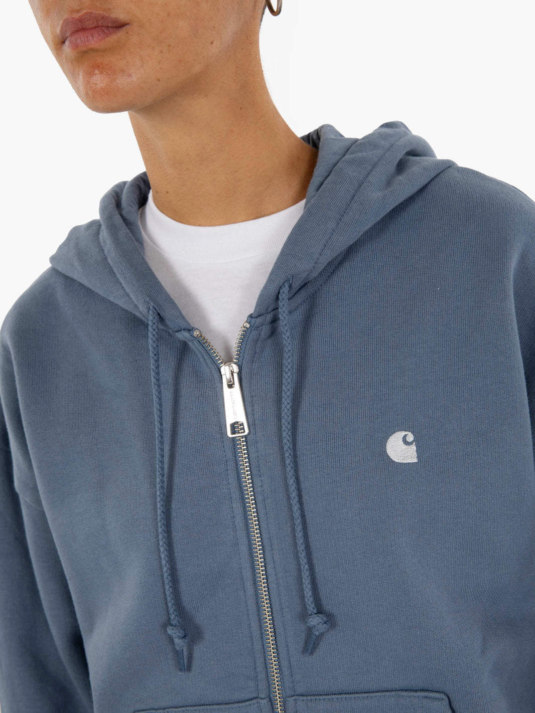 W' Hooded Casey jacket angelite / silver