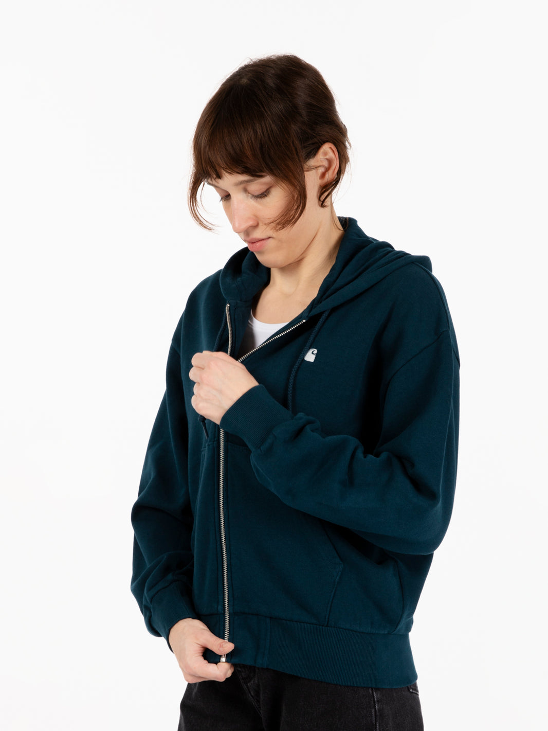 W' Hooded Casey Jacket Duck Blue / Silver