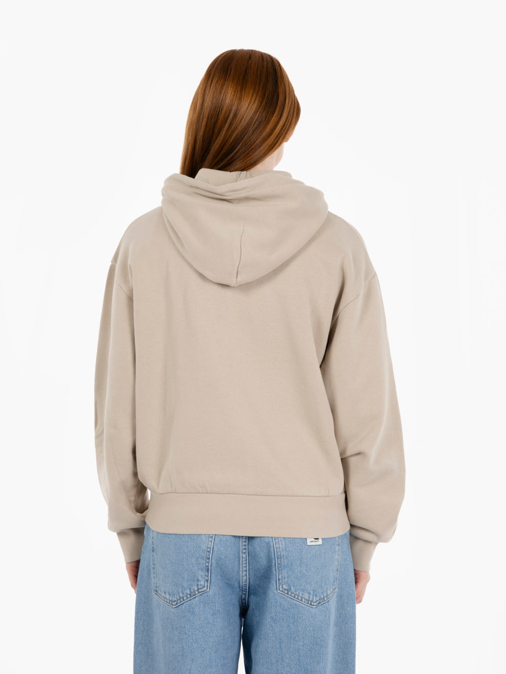 W' Hooded Casey jacket fleur de sel / silver