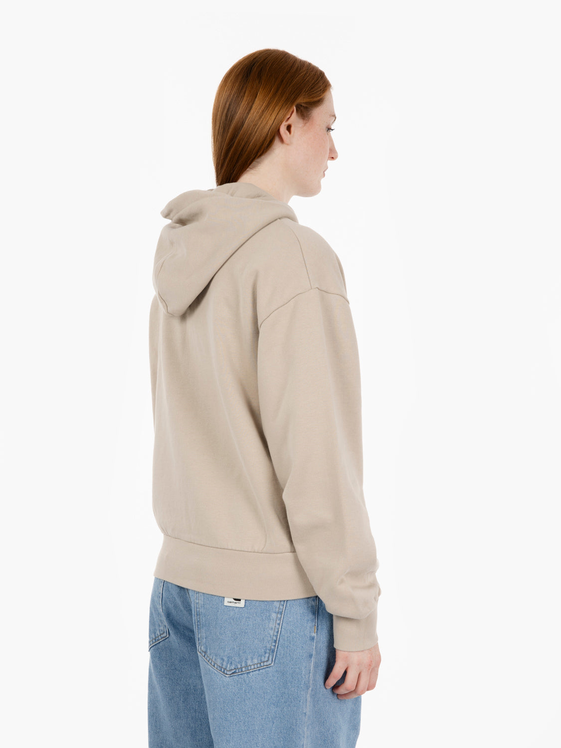 W' Hooded Casey jacket fleur de sel / silver