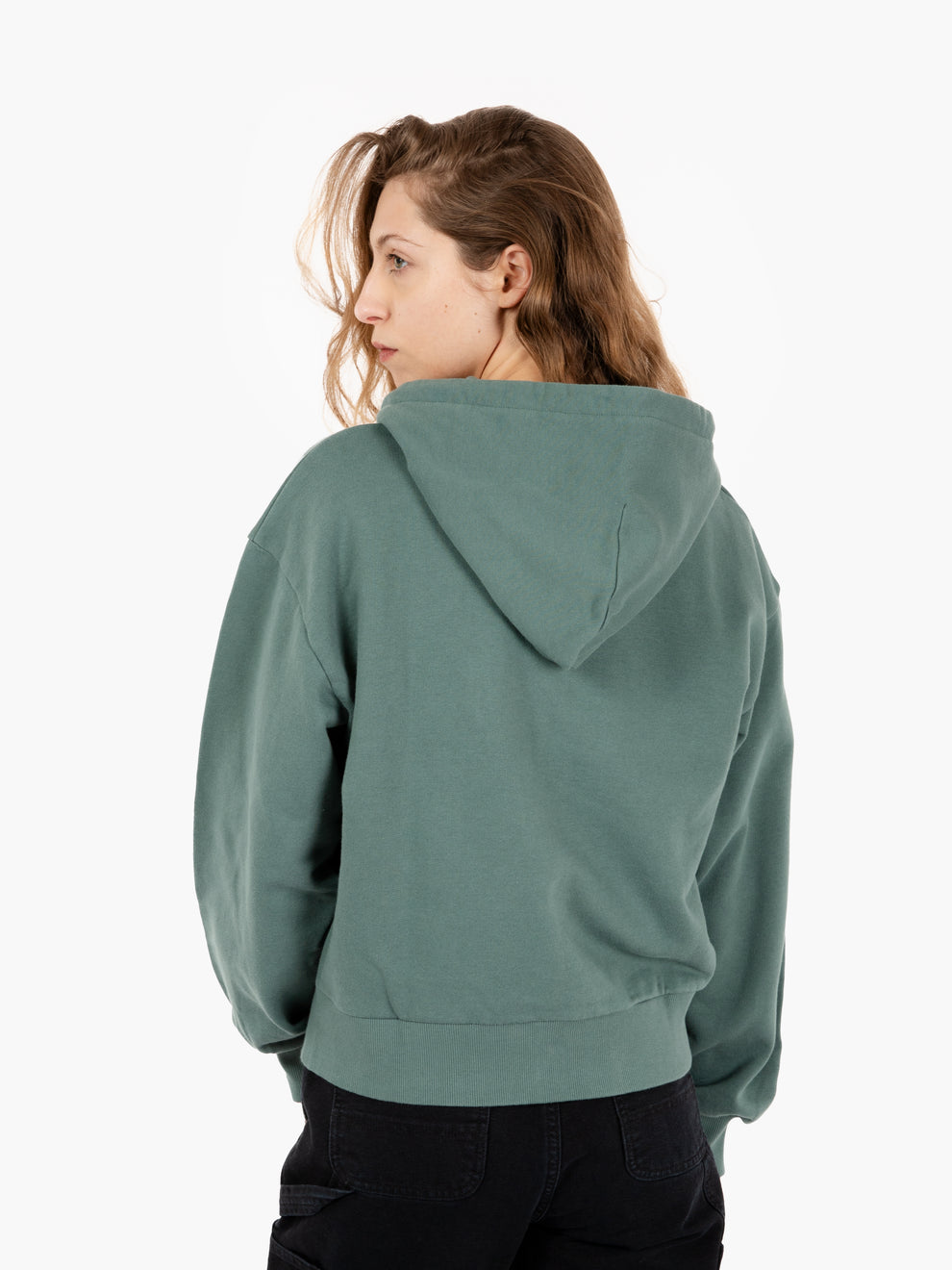 W' Hooded Casey jacket silver pine / silver