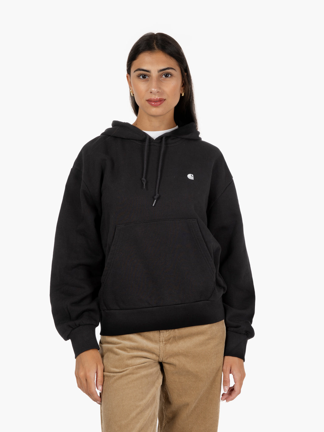 W' Hooded Casey sweatshirt black / silver 