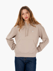 Carhartt WIP - W hooded casey sweatshirt dusky beige / silver