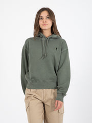 Carhartt WIP - W' Hooded Nelson Sweat Smoke green garment dyed