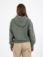 Carhartt WIP - W' Hooded Nelson Sweat Smoke green garment dyed