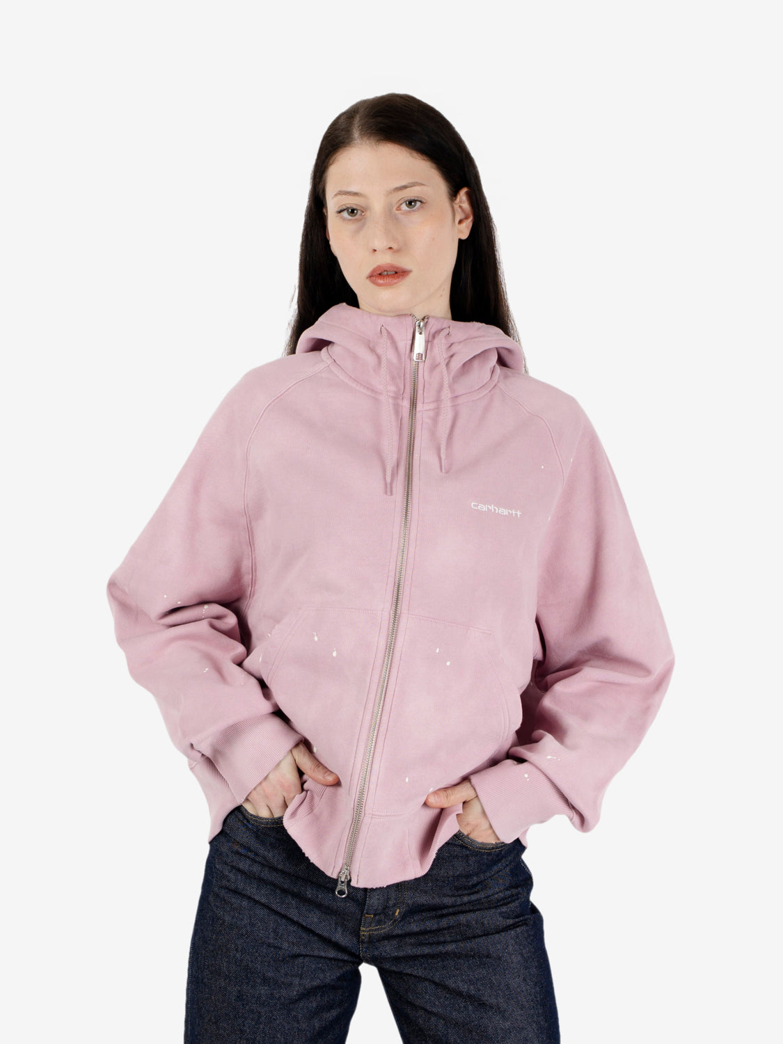 W' Hooded Painter jacket hortensia