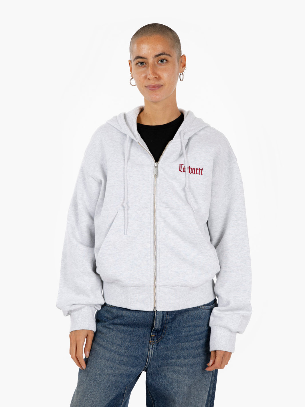 W' Hooded Schooling jacket ash heather