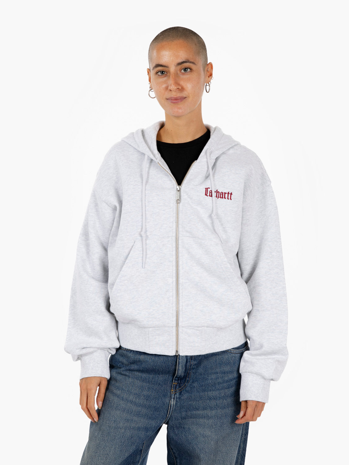 W' Hooded Schooling jacket ash heather