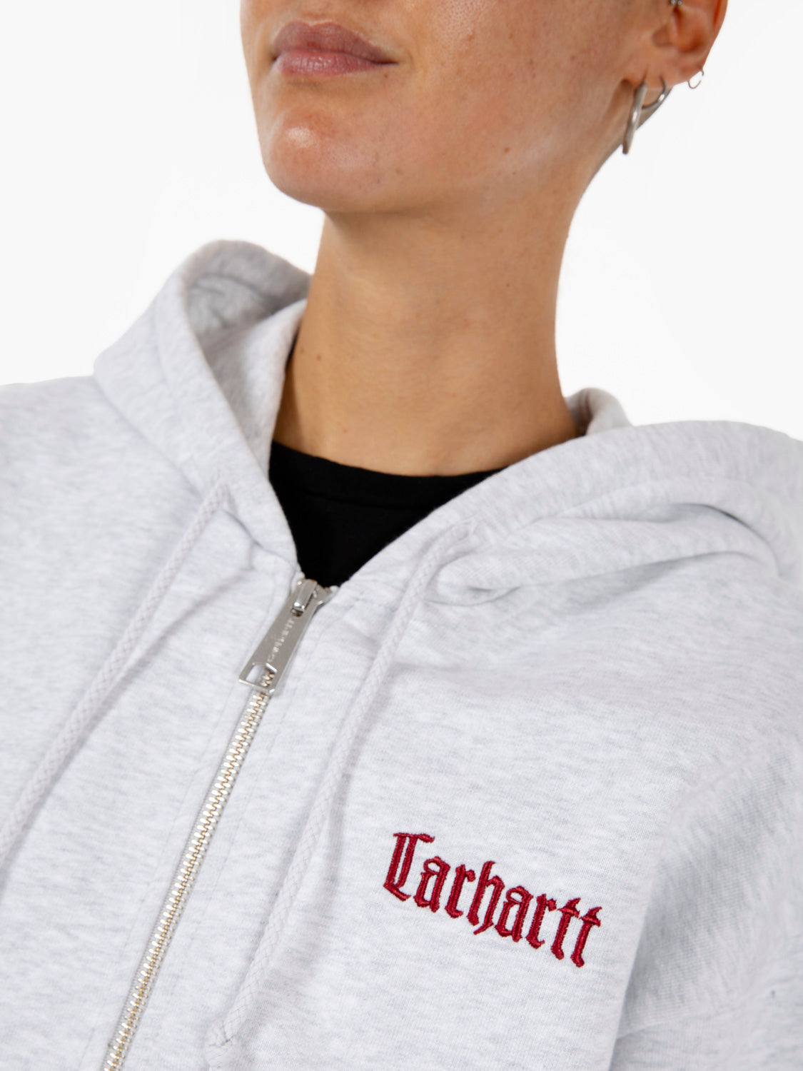 W' Hooded Schooling jacket ash heather