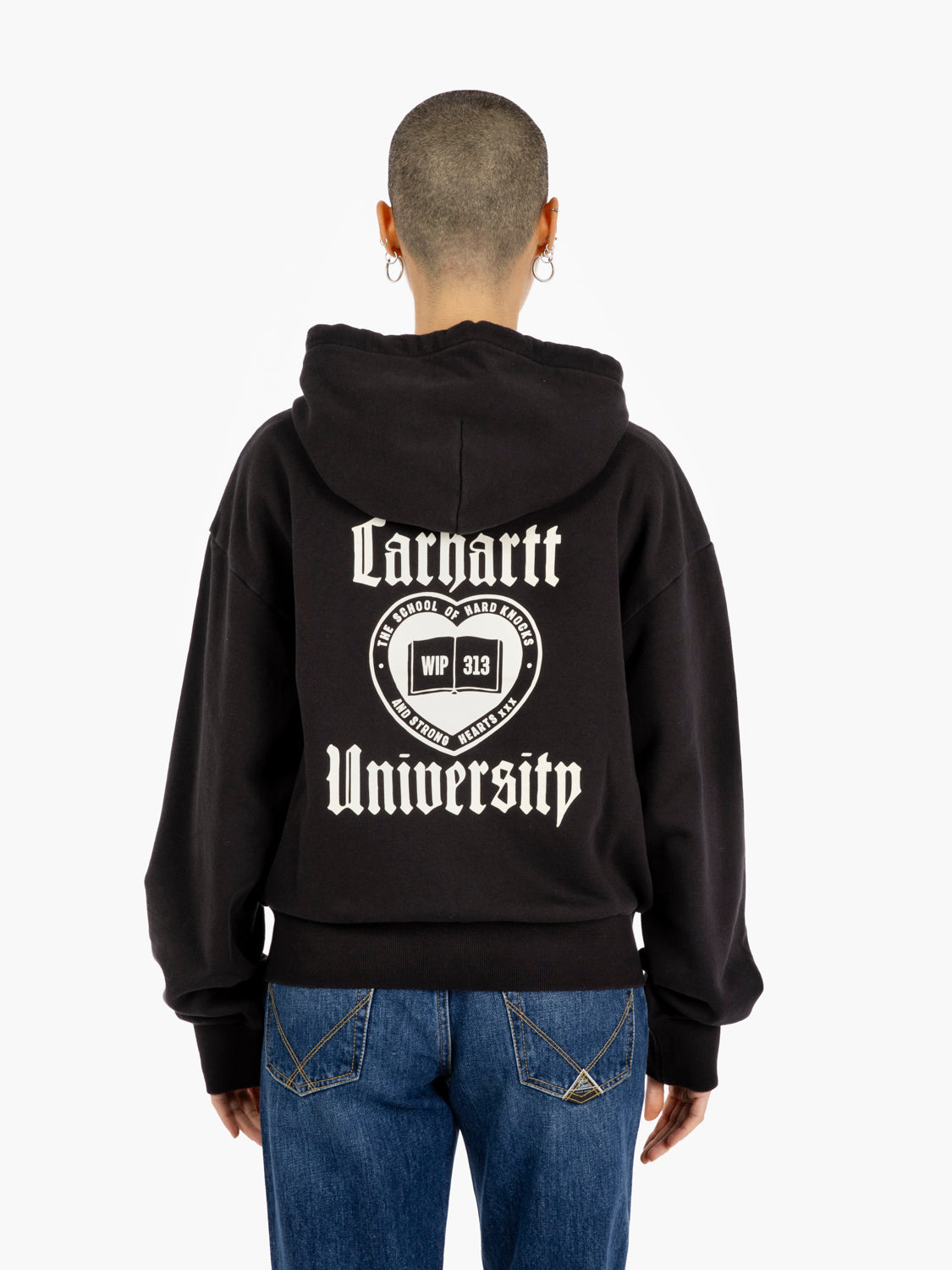 W' Hooded Schooling jacket black