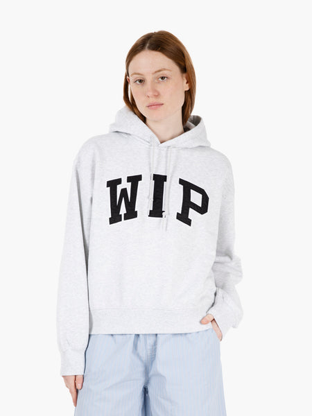 W hooded WIP sweat ash heather
