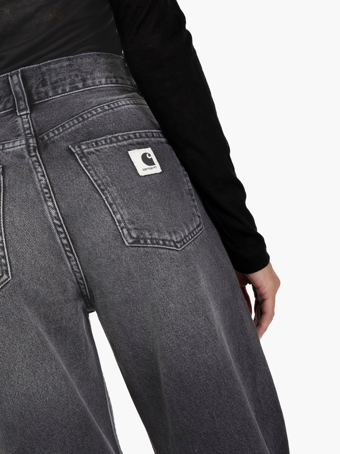 W' Jane pant black dark used wash