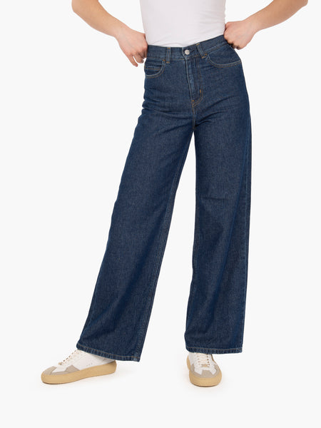 W jane pant blue stone washed