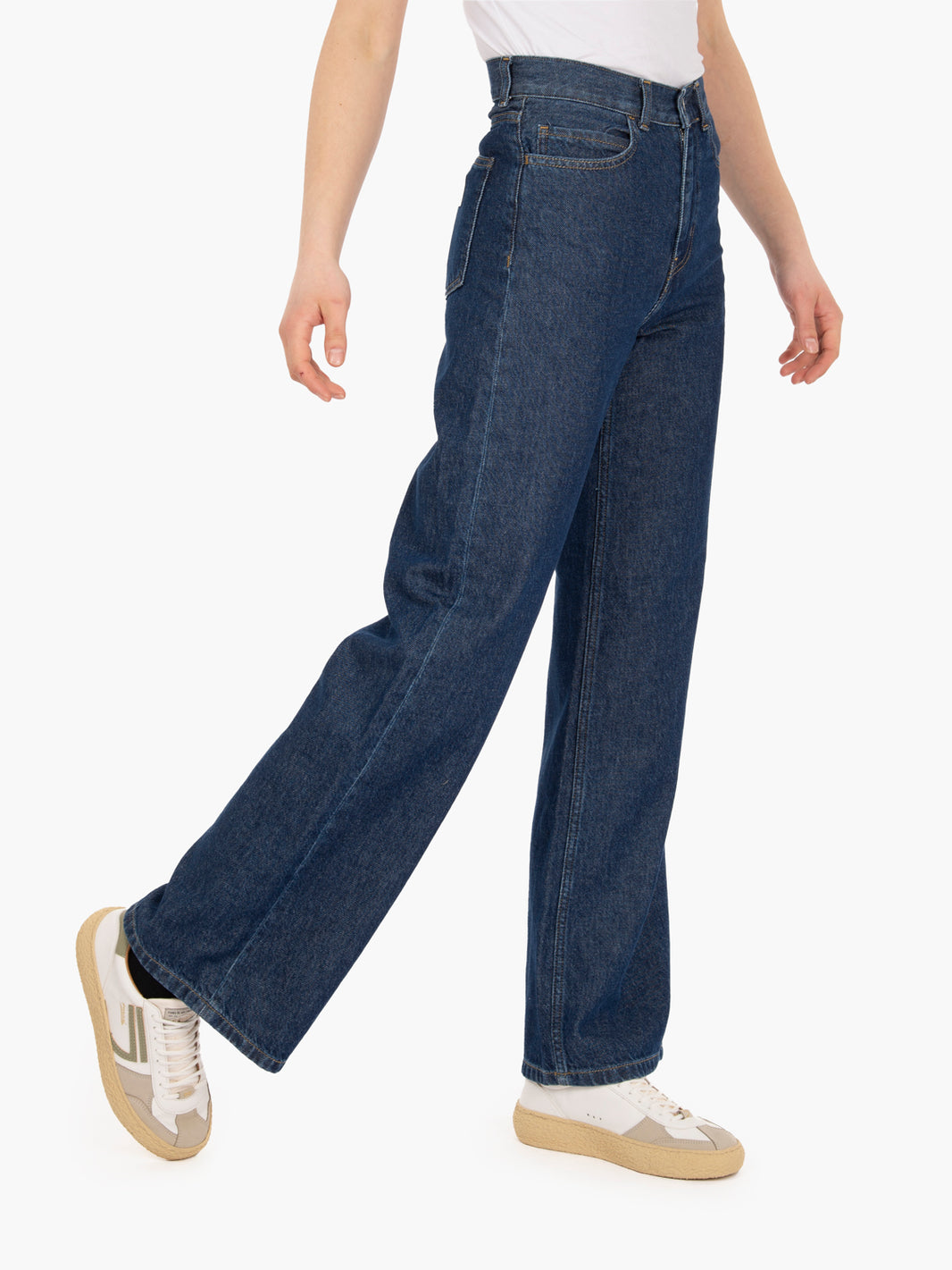 W jane pant blue stone washed 