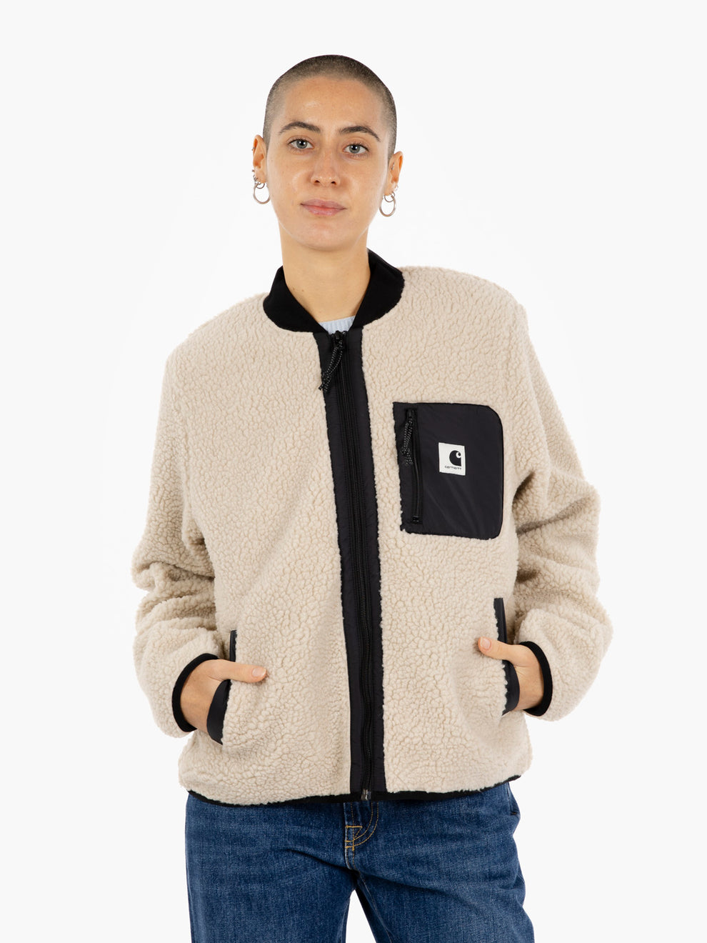 W' Janet liner fleur de sel / black