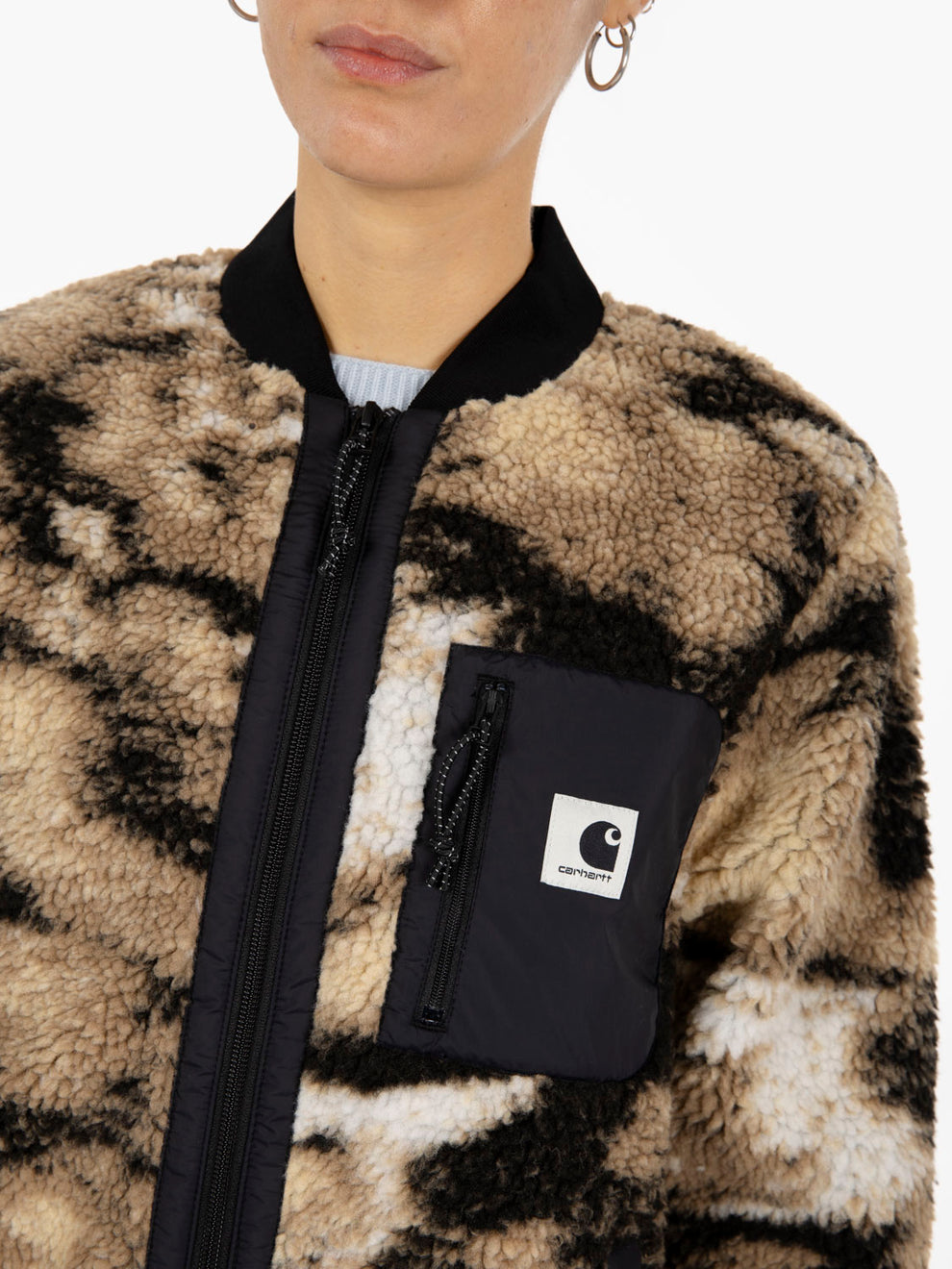 W' Janet liner wild dog jacquard / black