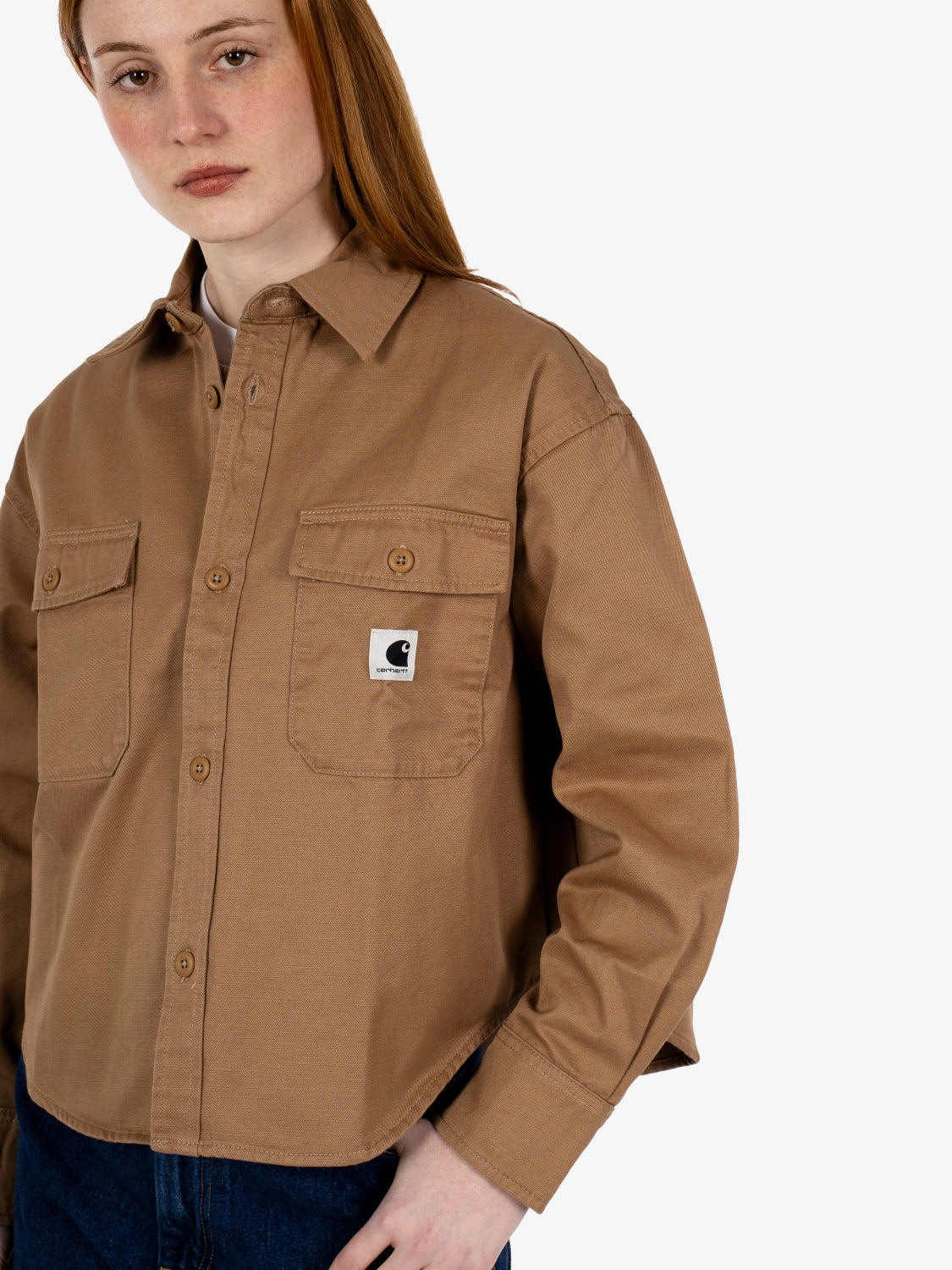 W' Kelly Shirt jac peanut rinsed