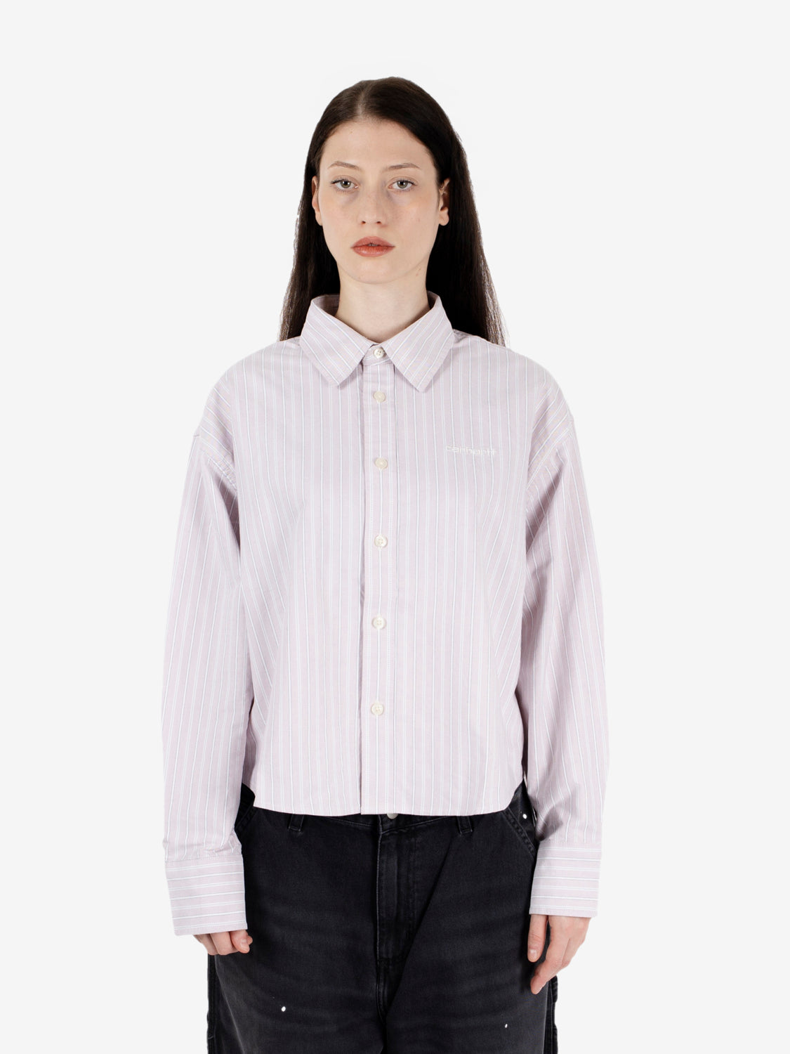 W' L/S Kanan Shirt stripe hortensia