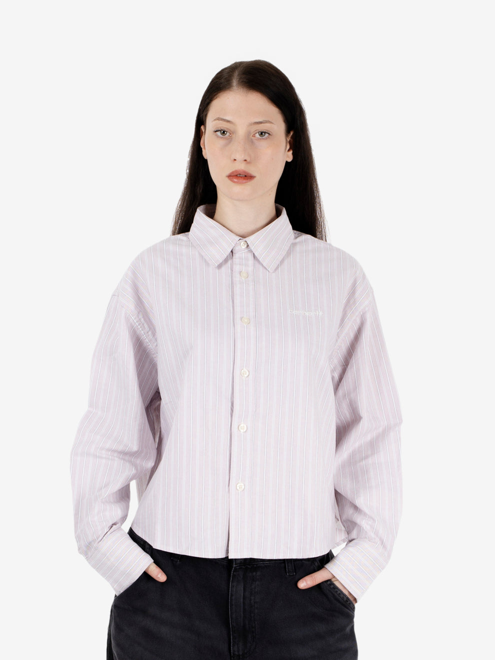W' L/S Kanan Shirt stripe hortensia