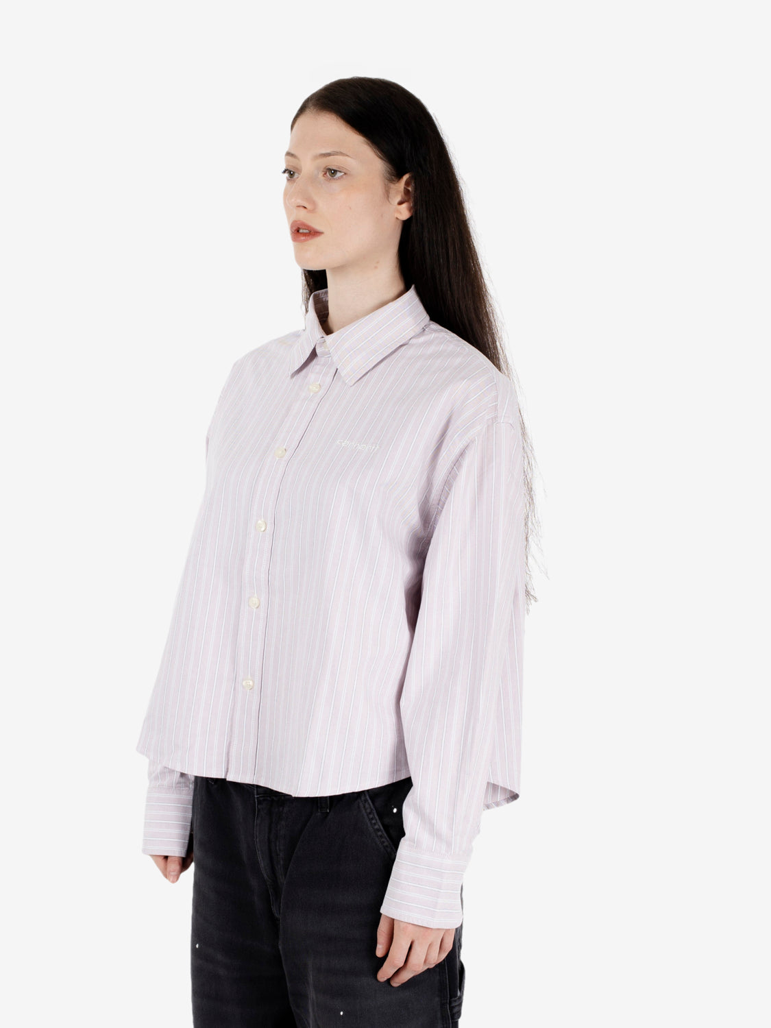 W' L/S Kanan Shirt stripe hortensia