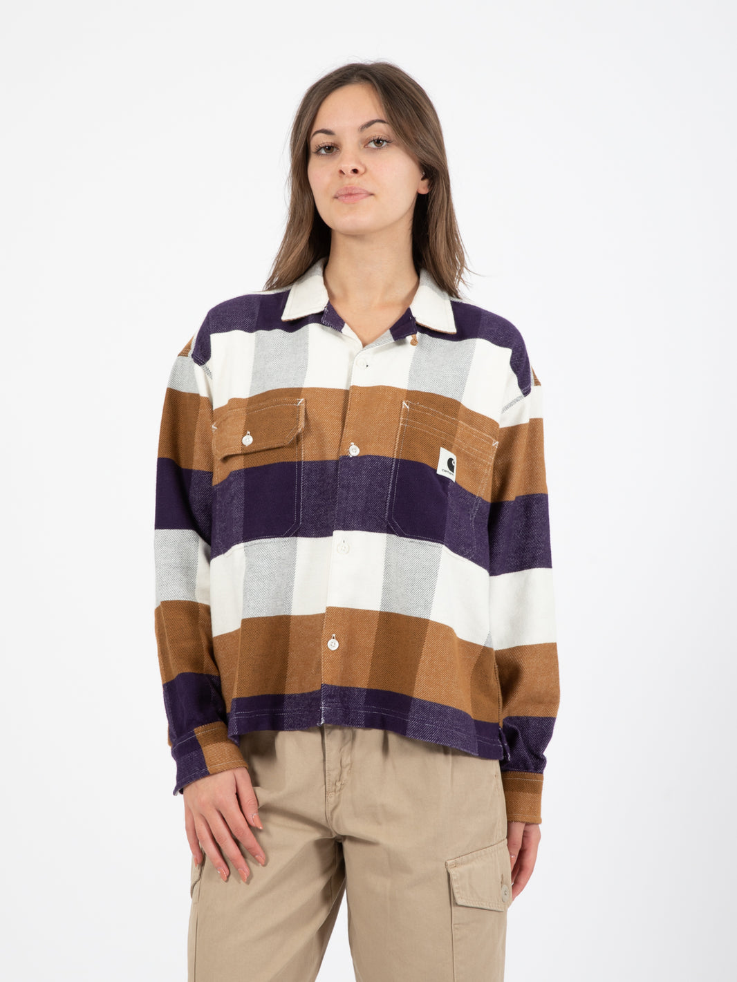 W' L/S Shirt Lyman Check / Cassis