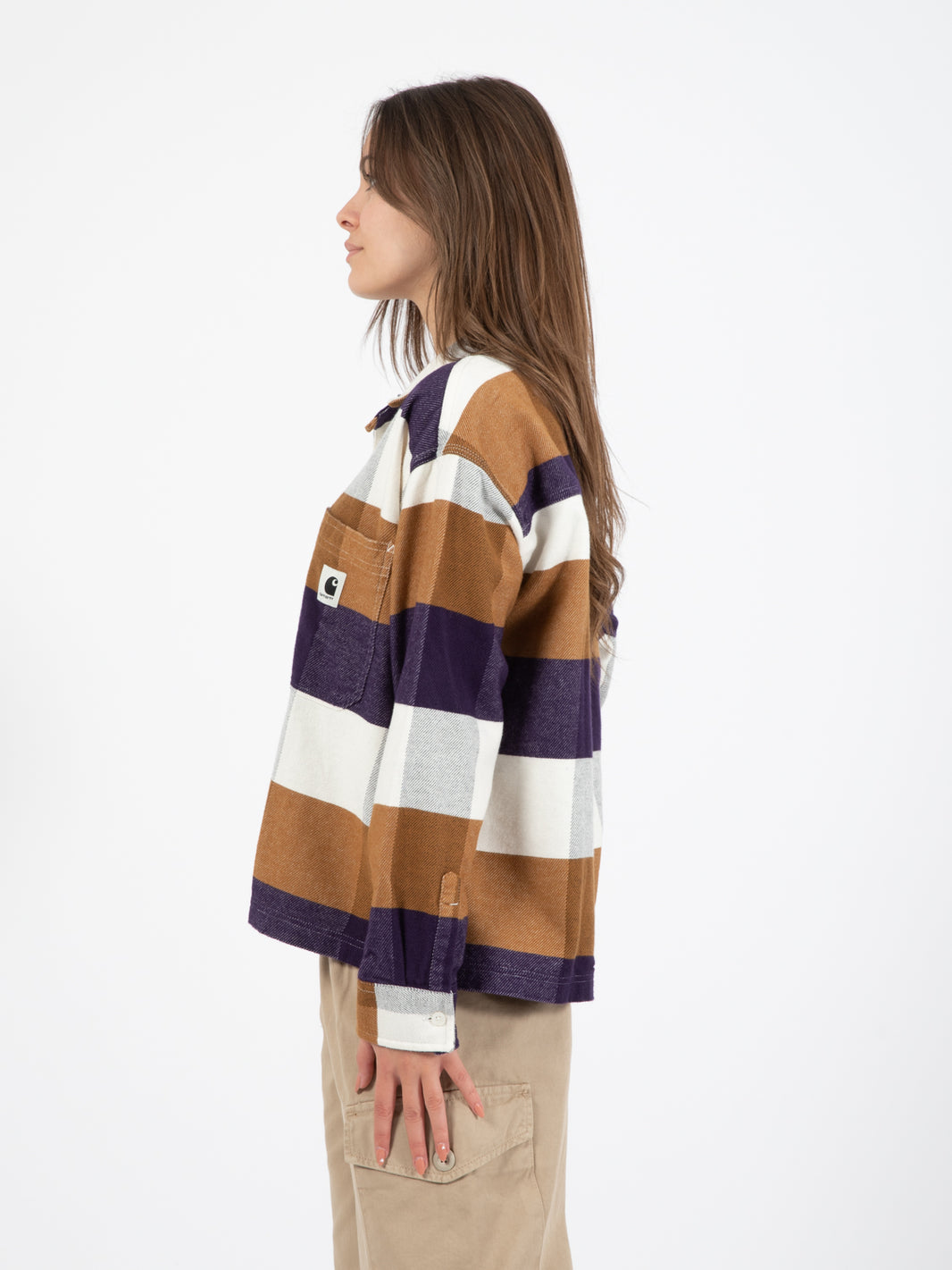 W' L/S Shirt Lyman Check / Cassis