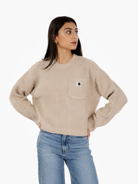 W' Mira sweather fleur de sel 