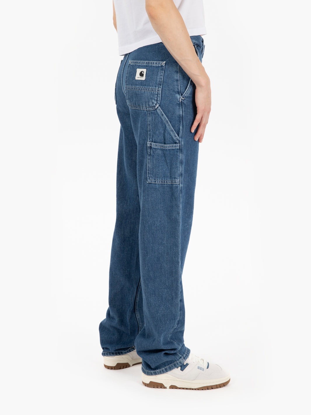 W' Pierce Pant Straight Blue