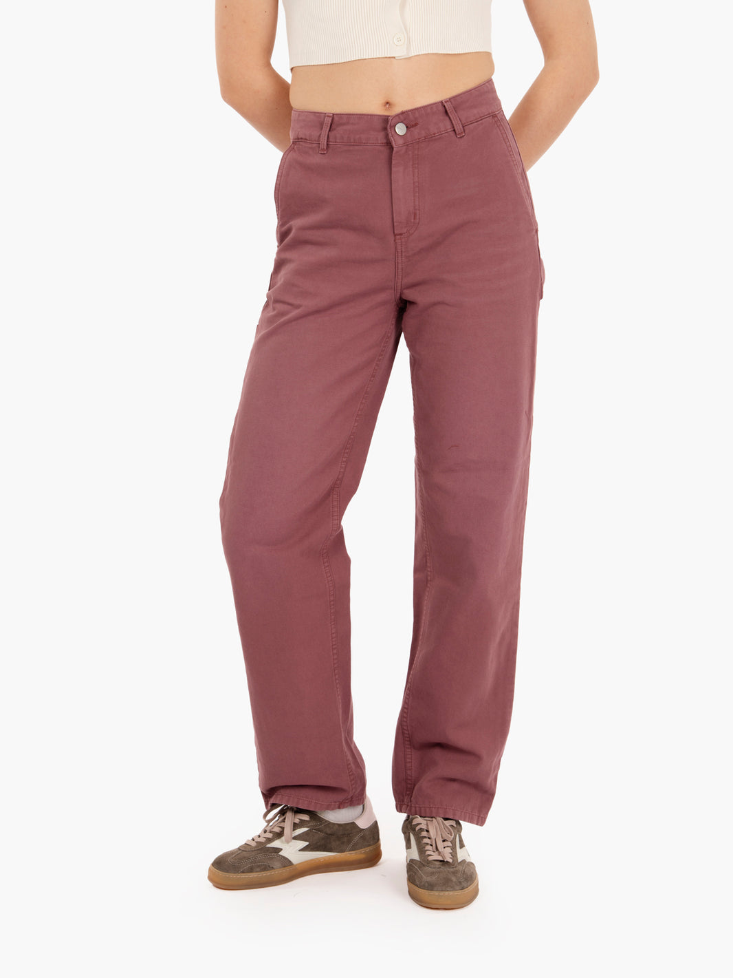 W' Pierce straight pant dusky pink 
