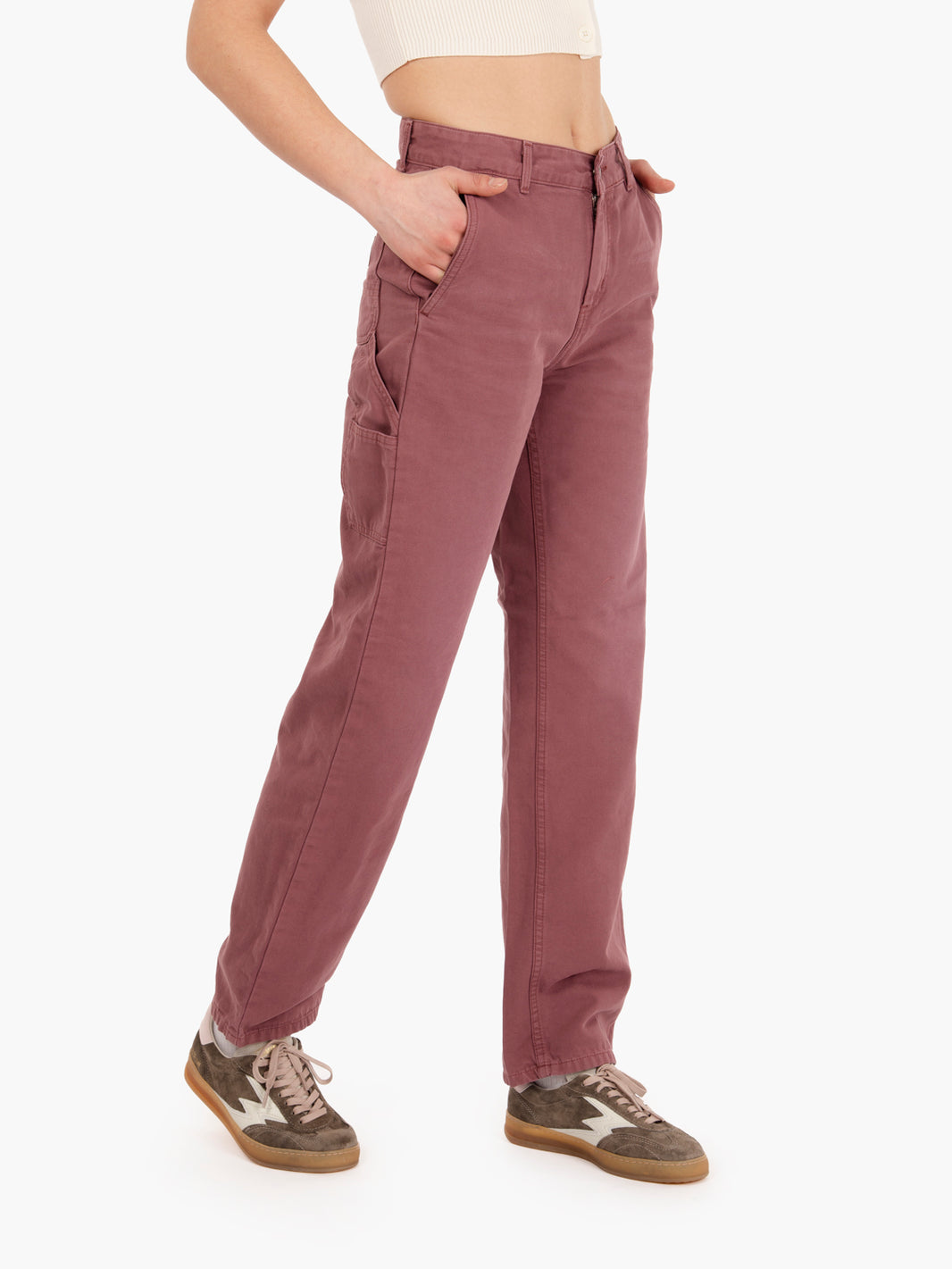 W' Pierce straight pant dusky pink 